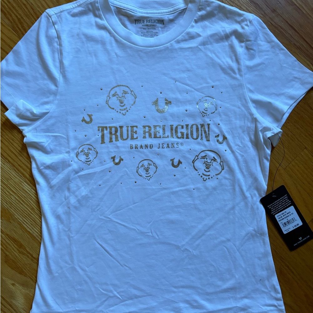 True Religion Optic White Buddha Tee